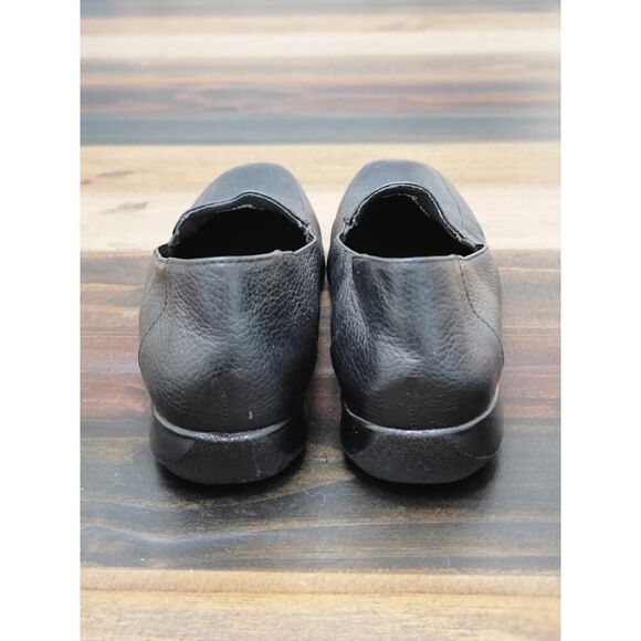 Trotters Jenn Loafers Black Leather Upper Antimicrobial Comfort Shoes Size 9 - Picture 6 of 7